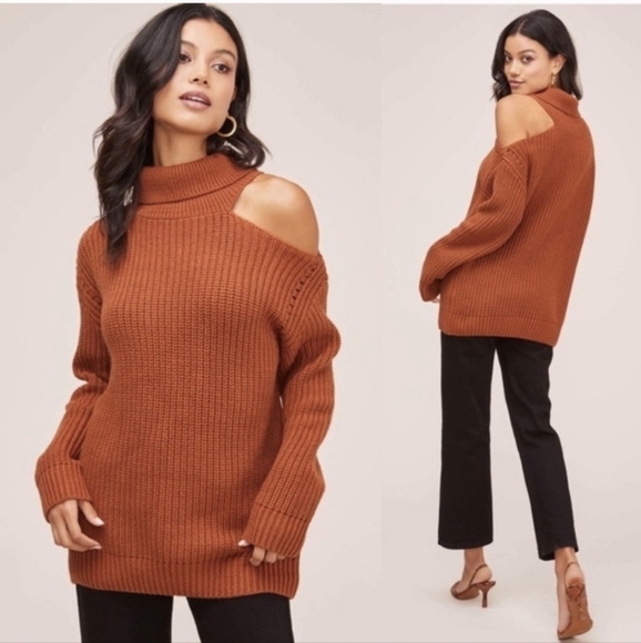 Fashion Nova Oversized Sweater 2026.Fashion Nova | Sweaters | Fashion Nova Cold Shoulder Chunky Knit ...